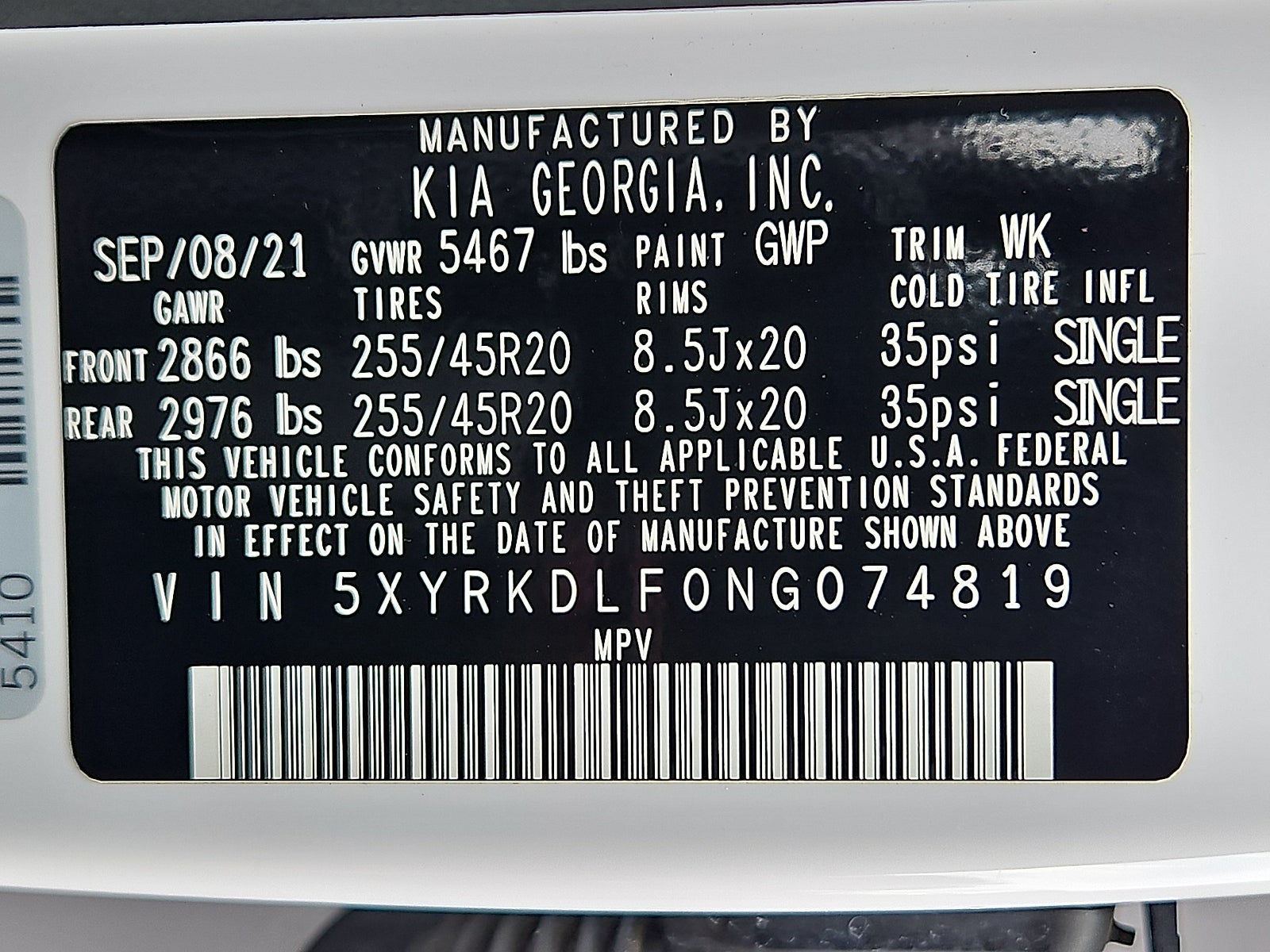 2022 Kia Sorento SX