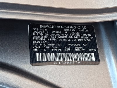 2021 Nissan Rogue Sport S