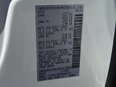 2023 Nissan Frontier SV