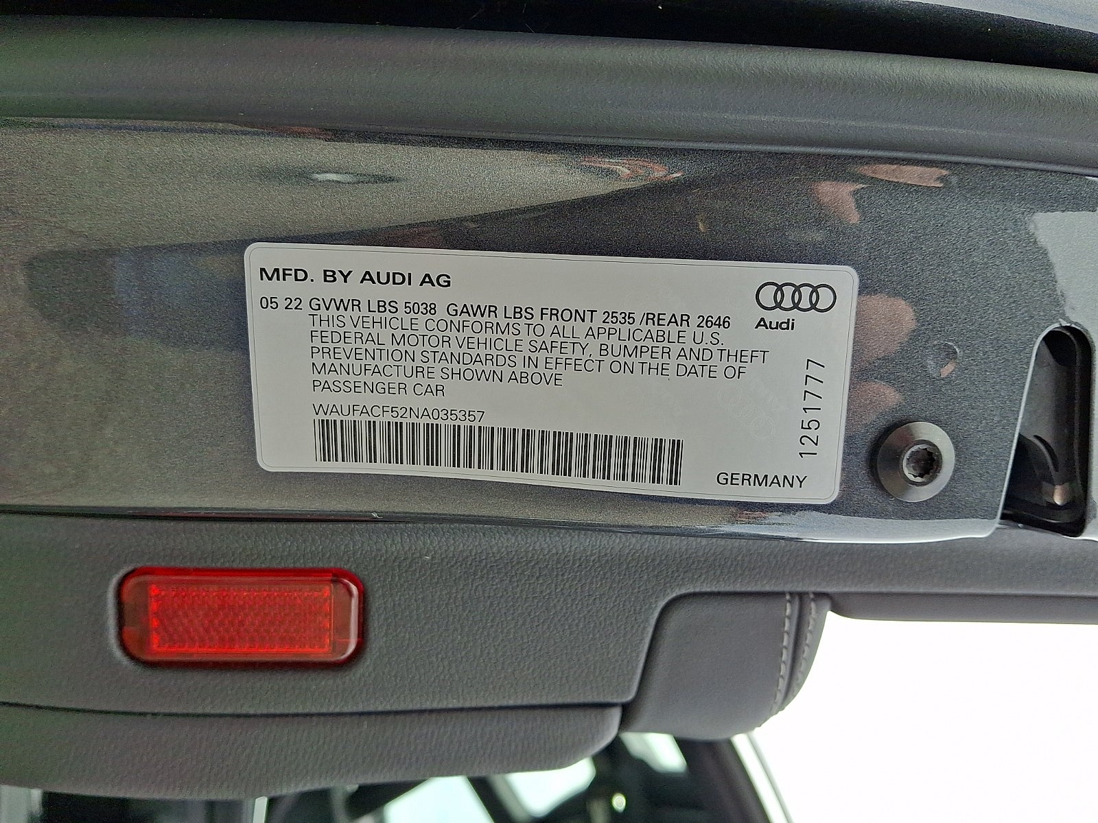 2022 Audi A5 Sportback S line Premium Plus