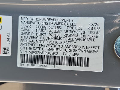 2024 Honda CR-V Hybrid Sport-L