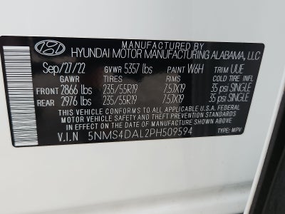2023 Hyundai Santa Fe Limited