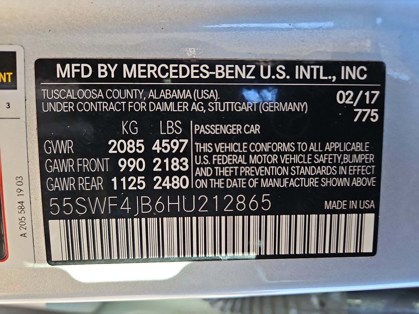 2017 Mercedes-Benz C-Class C 300
